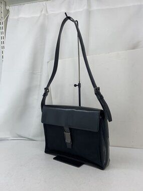 Prada Crossbody Black Bag Messenger Leather Black